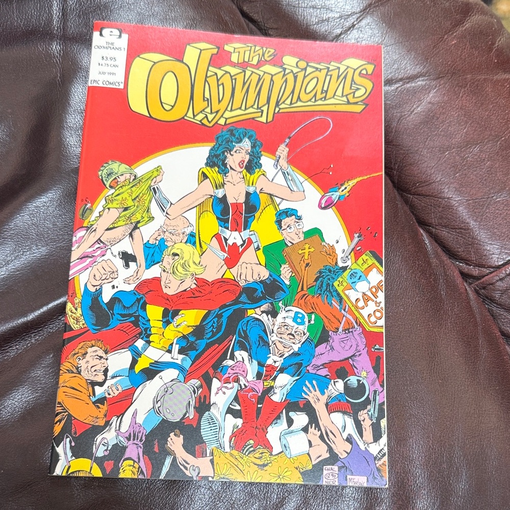 The Olympians Superhero Comic Book, Book One, 1991